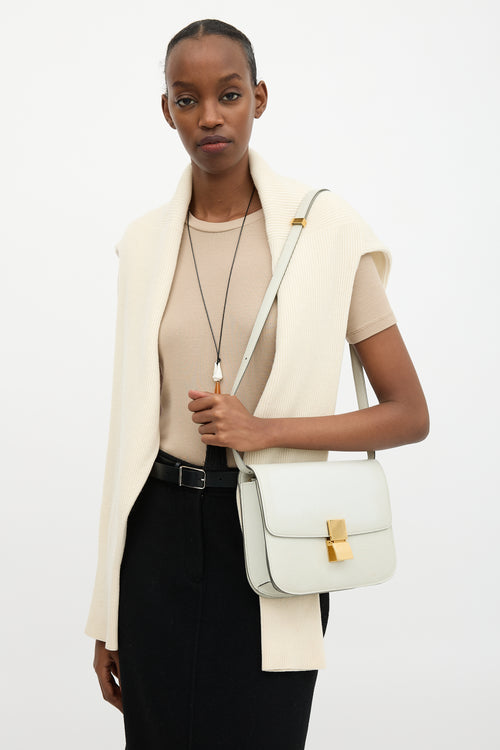 Celine 2016 Leather Medium Box Bag