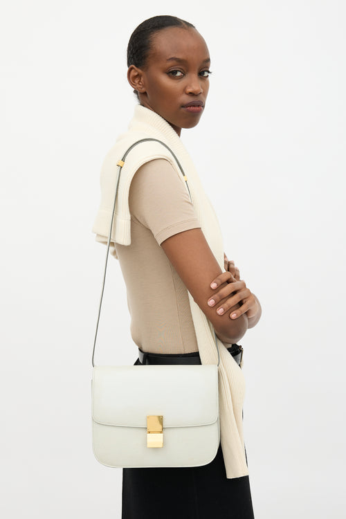 Celine 2016 Leather Medium Box Bag