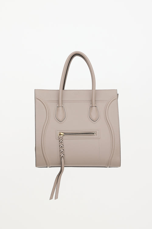 Celine 2016 Leather Medium Phantom Luggage Bag