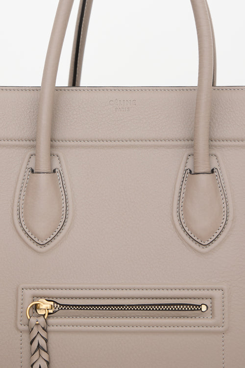 Celine 2016 Leather Medium Phantom Luggage Bag