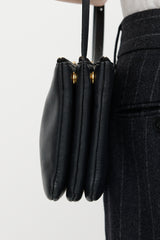 Celine 2016 Leather Small Trio Bag