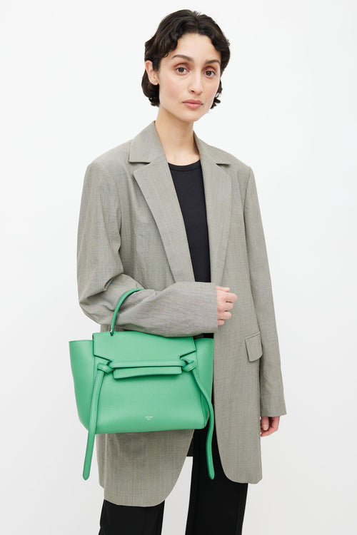 Celine 2017 Green Micro Belt Bag