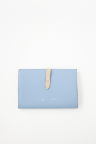 Celine 2017 Leather Large Strap Wallet