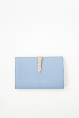 Celine 2017 Leather Large Strap Wallet