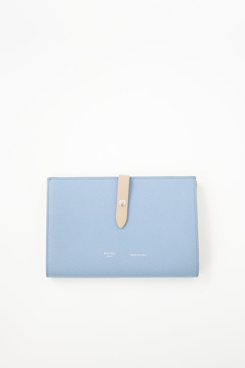 Celine 2017 Leather Large Strap Wallet