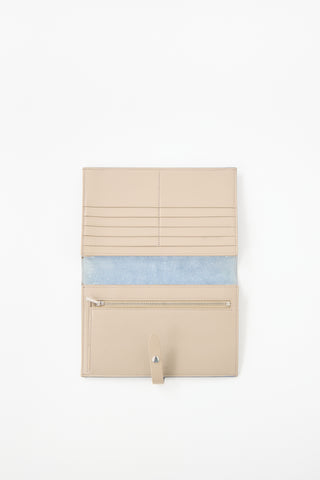 Celine 2018 Leather Large Strap Wallet