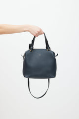Celine 2017 Navy Soft Cube Leather Bag