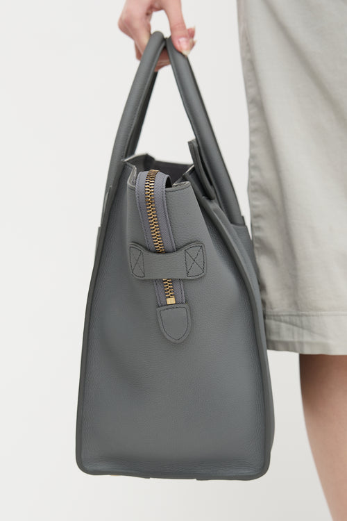 Celine 2017 Leather Mini Luggage Tote Bag