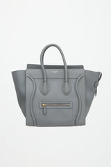 Celine 2017 Leather Mini Luggage Tote Bag