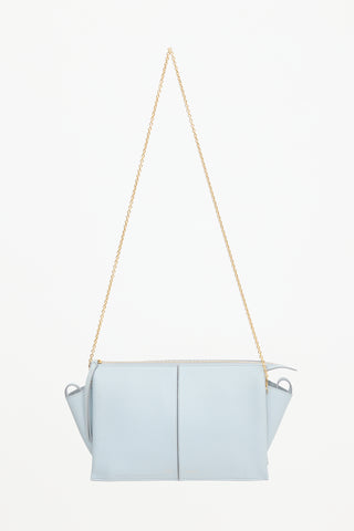 Celine 2017 Leather Trifold Clutch Bag