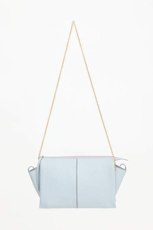 Celine 2017 Leather Trifold Clutch Bag