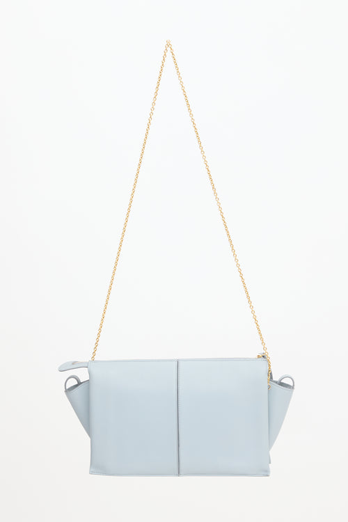 Celine 2017 Leather Trifold Clutch Bag