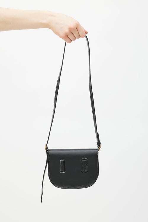 Celine 2018 Black & White Symmetrical Leather Bag