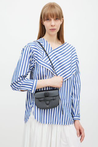 Celine 2018 Black & White Symmetrical Leather Bag