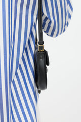 Celine 2018 Black & White Symmetrical Leather Bag