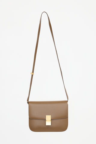 Celine 2018 Leather Medium Classic Box Flap Bag