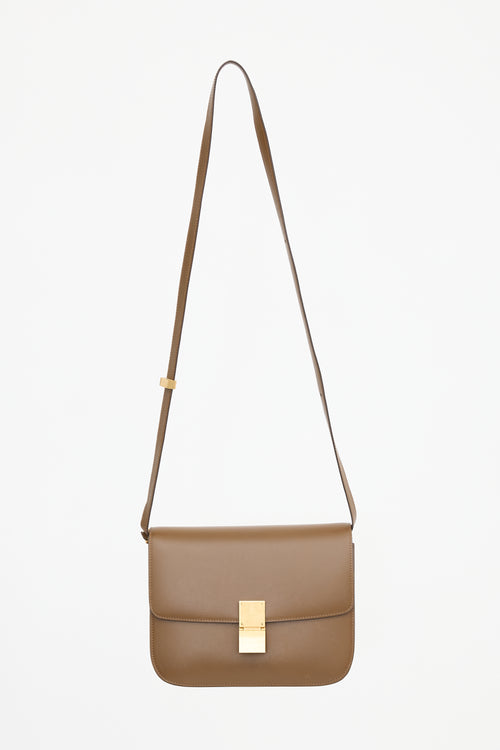 Celine 2018 Leather Medium Classic Box Flap Bag