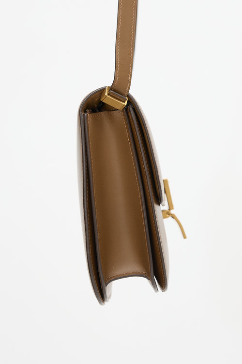 Celine 2018 Leather Medium Classic Box Flap Bag