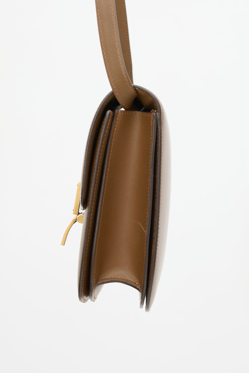 Celine 2018 Leather Medium Classic Box Flap Bag