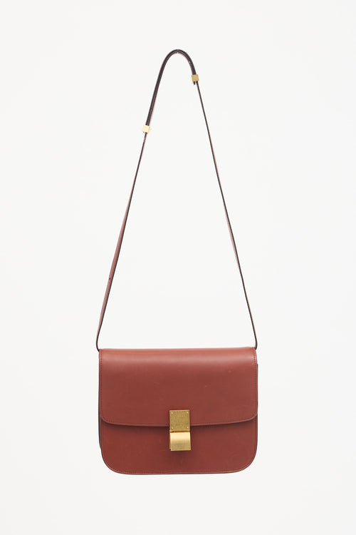 Celine 2019 Leather Medium Classic Box Bag