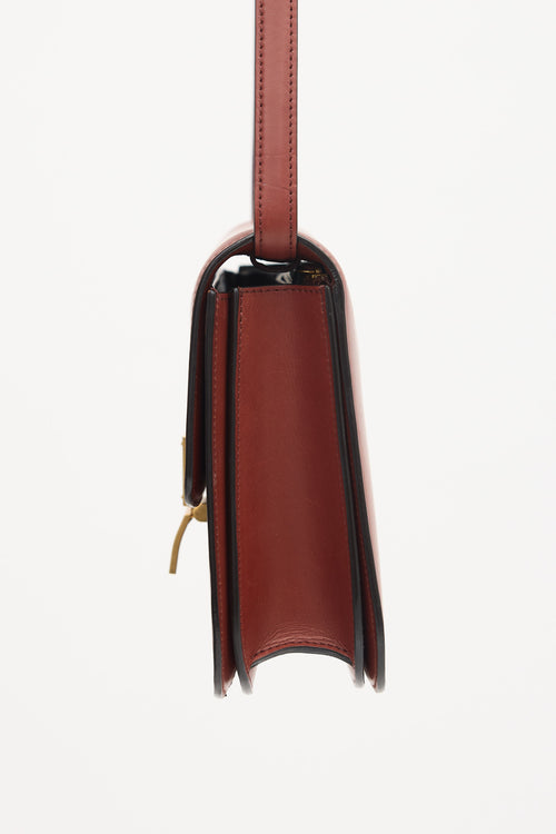 Celine 2019 Leather Medium Classic Box Bag