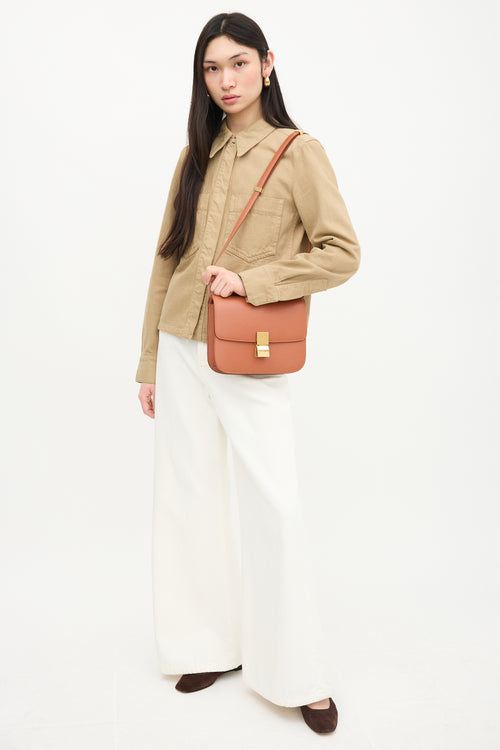 Celine 2019 Leather Medium Classic Box Bag