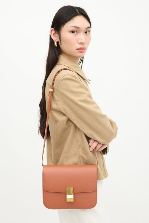 Celine 2019 Leather Medium Classic Box Bag