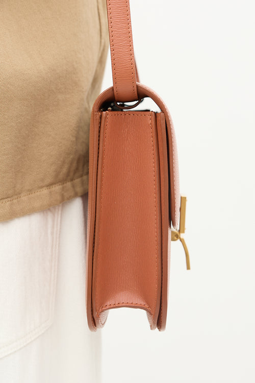 Celine 2019 Leather Medium Classic Box Bag