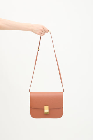 Celine 2019 Leather Medium Classic Box Bag