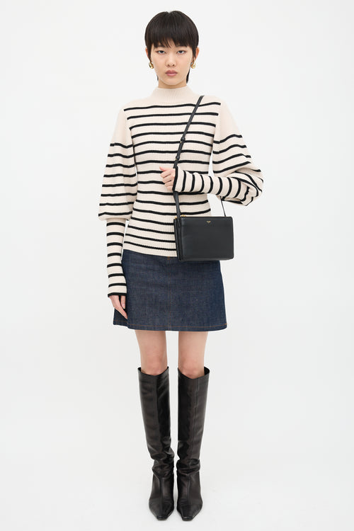 Celine 2019 Leather Small Trio Bag