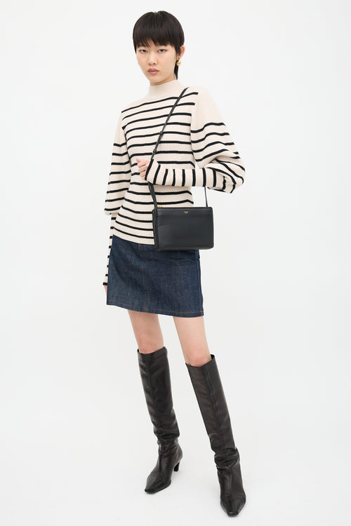 Celine 2019 Leather Small Trio Bag