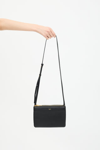 Celine 2019 Leather Small Trio Bag