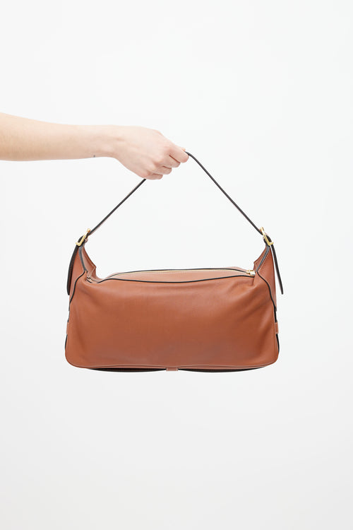 Celine 2021 Brown Romy Medium Shoulder Bag