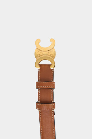 Celine 2023 Leather Triomphe 25mm Belt