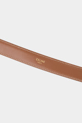 Celine 2023 Leather Triomphe 25mm Belt