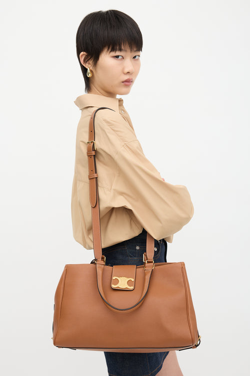 Celine 2024 Leather Medium Appoline Bag