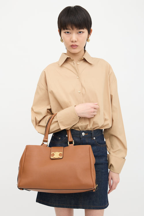 Celine 2024 Leather Medium Appoline Bag