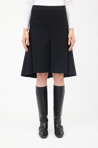Celine A-Line Midi Skirt