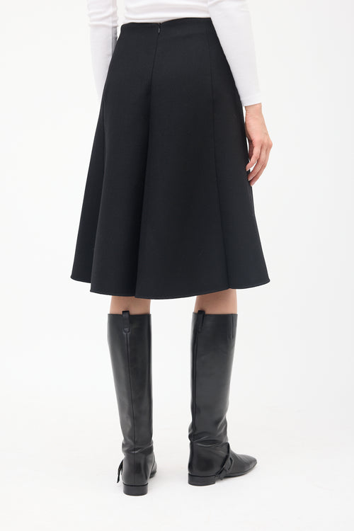 Celine A-Line Midi Skirt