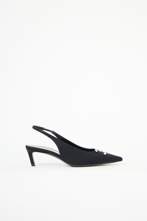 Celine Alma Triomphe Slingback Pump