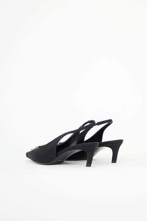 Celine Alma Triomphe Slingback Pump