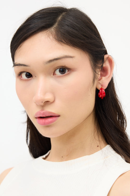 Celine Asymmetrical Hoop Earring