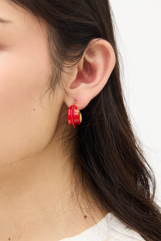 Celine Asymmetrical Hoop Earring