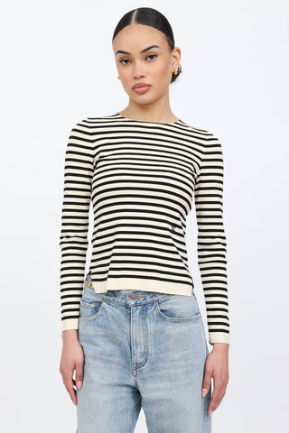 Celine Knit Striped Top