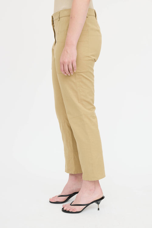 Celine Cropped Cargo Pant