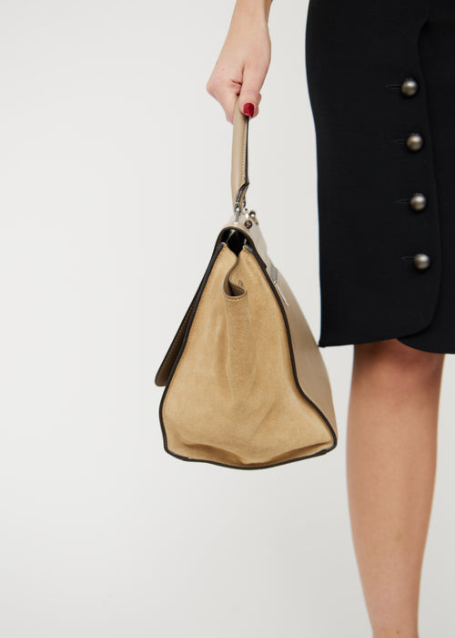 Celine Beige Medium Trapeze Bag