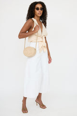 Celine Cuir Triomphe Oval Bag