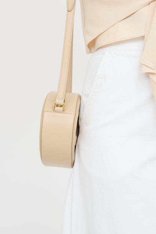 Celine Cuir Triomphe Oval Bag