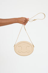 Celine Cuir Triomphe Oval Bag