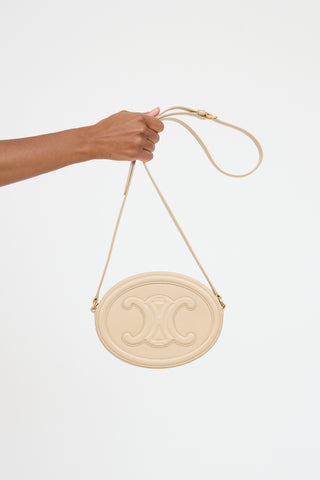 Celine Cuir Triomphe Oval Bag